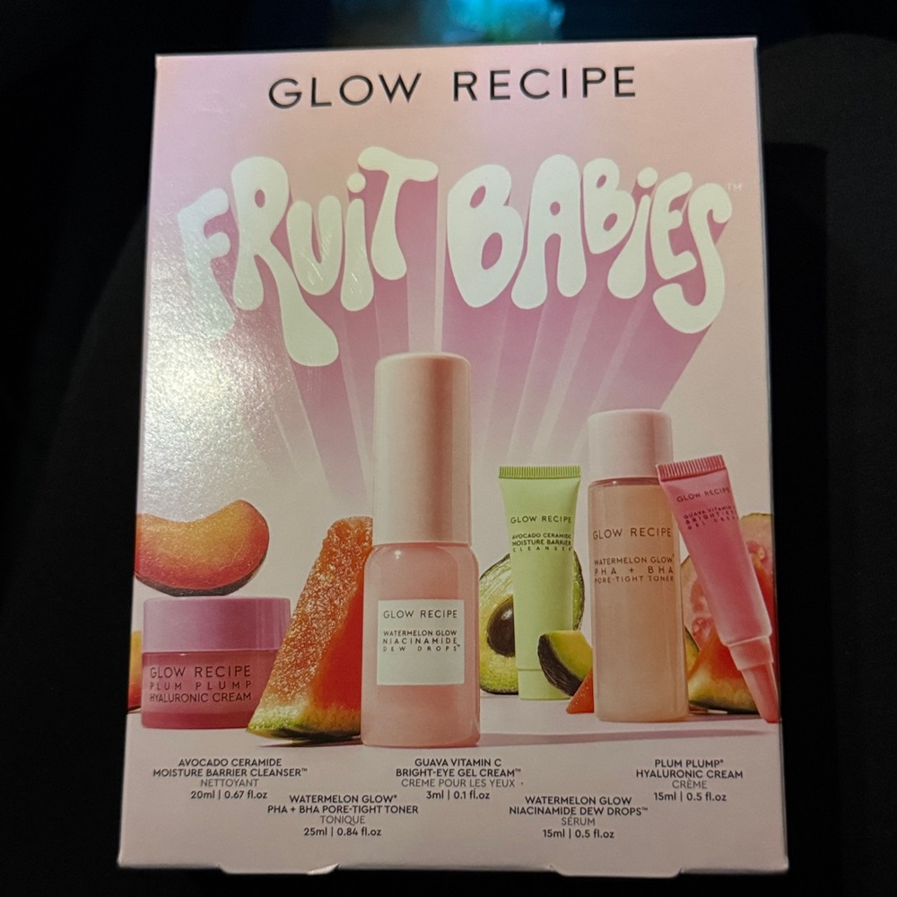 Glow Recipe Fruit Babies Set - Pink, Green, and Cream